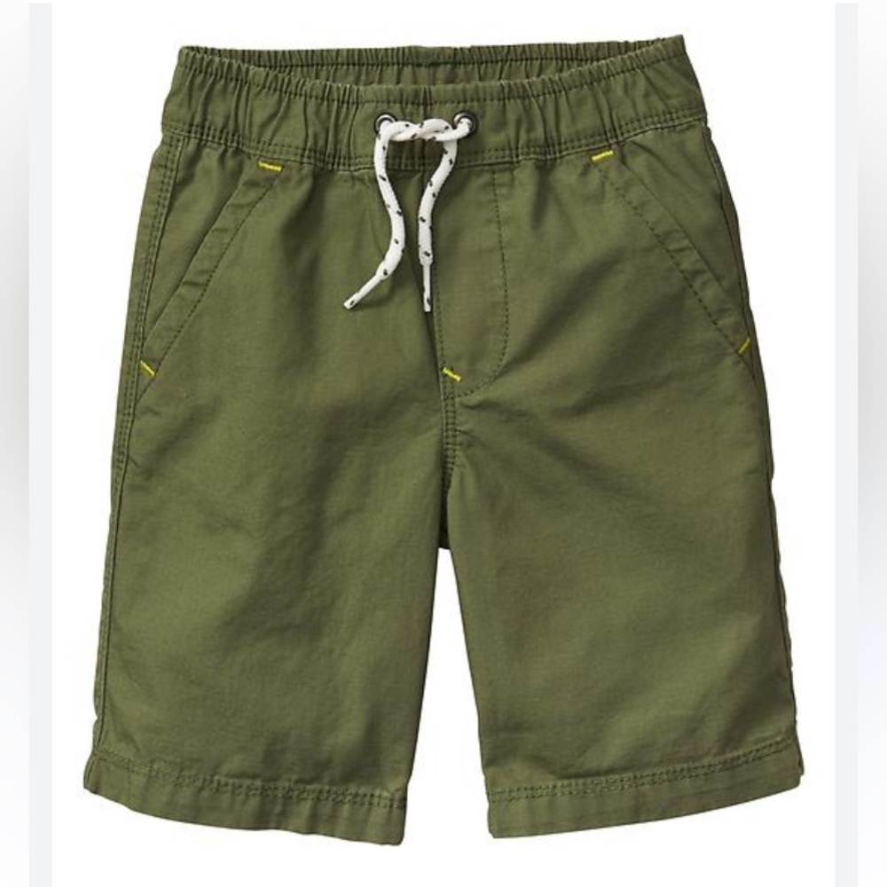🍊5/$25 GAP Green Casual Shorts with Elastic Waistband size 3T